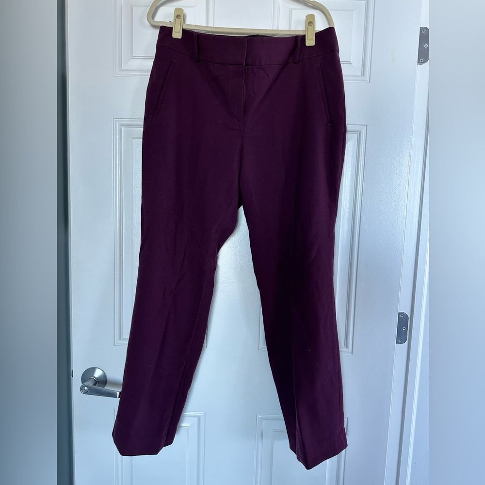 LOFT Wool and polyester blend work pants with pockets